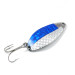 Vintage  Seneca Little Cleo, 1/4oz Nickel / Blue fishing spoon #2052