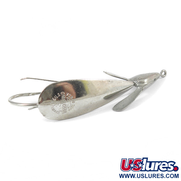 Vintage   Weed Wing Jonny ONeils, 2/5oz Silver fishing spoon #2064