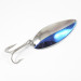 Vintage  Seneca Little Cleo (Hula Girl), 3/4oz Nickel / Blue fishing spoon #2069