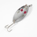Vintage  Hofschneider Red Eye junior, 2/5oz Nickel / Red Eyes fishing spoon #2074