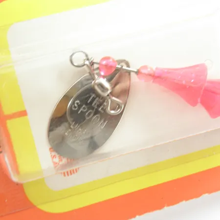 Luhr Jensen TEE Spoon, 1/4oz Nickel / Red spinning lure #2078