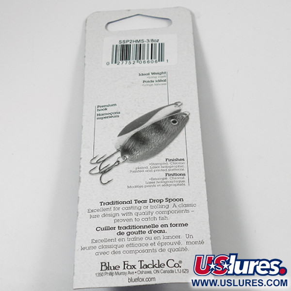 Blue Fox Strobe Tear Drop Spoon