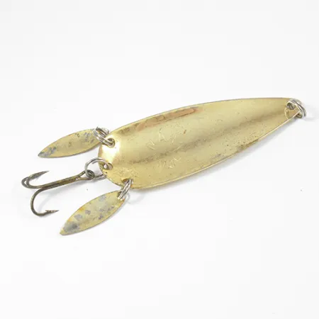 Vintage Marathon 2, 1/2oz Hammered Gold fishing spoon #2080