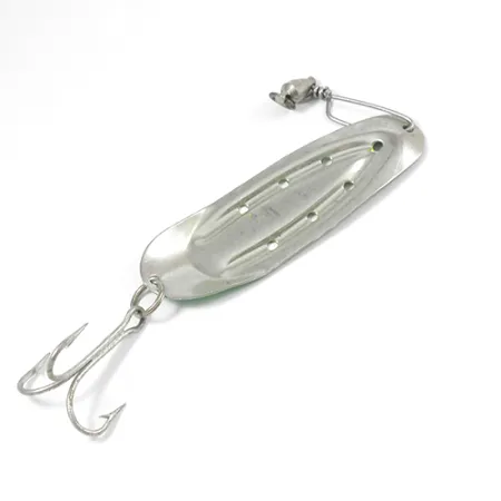 Vintage Lake Products Charger, 1/2oz Fluorescent Green / Yellow / Nickel fishing spoon #2091