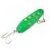 Vintage  Lake Products Charger, 1/2oz Fluorescent Green / Yellow / Nickel fishing spoon #2091