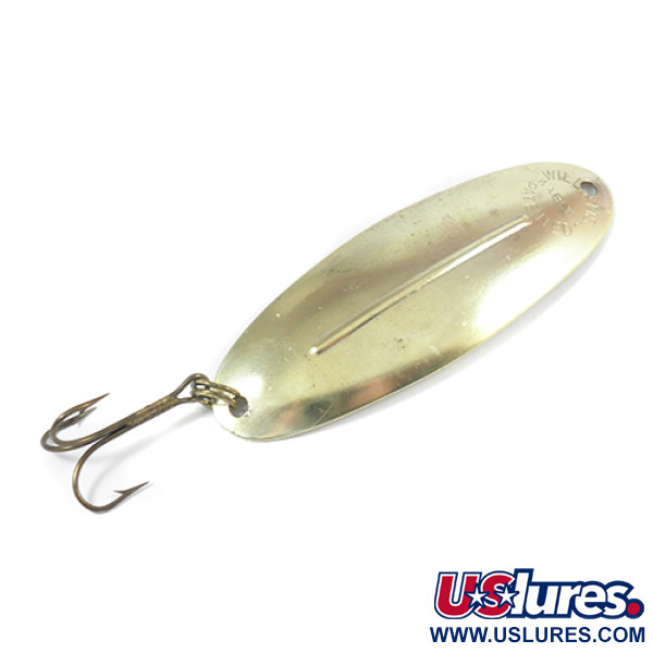 Vintage   Williams Wabler, 2/3oz Gold fishing spoon #2095