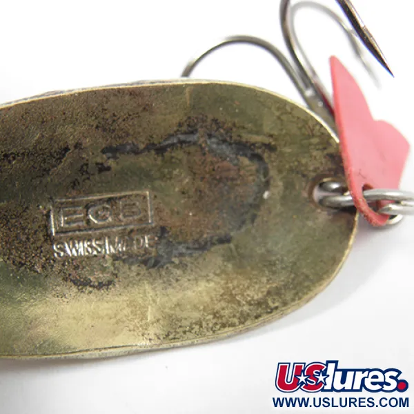 Vintage EGB, 1/3oz Brass fishing spoon #2100
