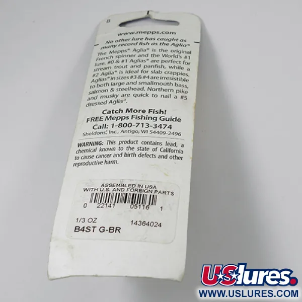 Mepps Aglia 4 dressed (squirrel tail)