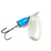 Vintage   Blue Fox Super Vibrax 5, 1/2oz Silver / Blue spinning lure #2115