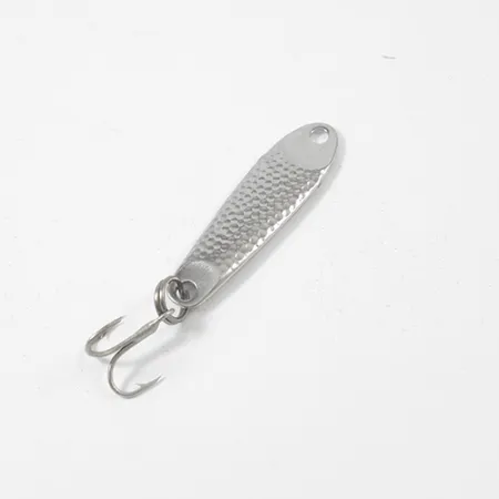 Vintage Hopkins S 1/2, 1/8oz Nickel fishing spoon #2127