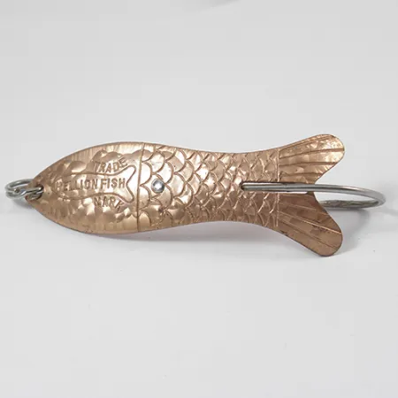 Vintage Hellion Fish  Weedless Hellion Fish, 2/5oz  (Copper) fishing spoon #2143