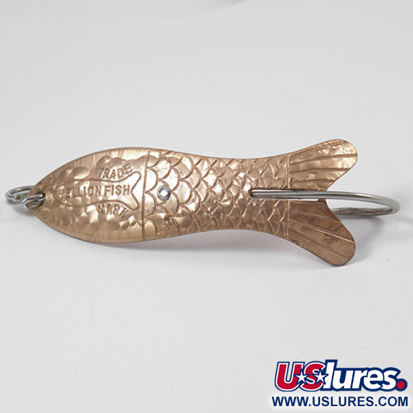 Vintage  Hellion Fish  Weedless Hellion Fish, 2/5oz  (Copper) fishing spoon #2143