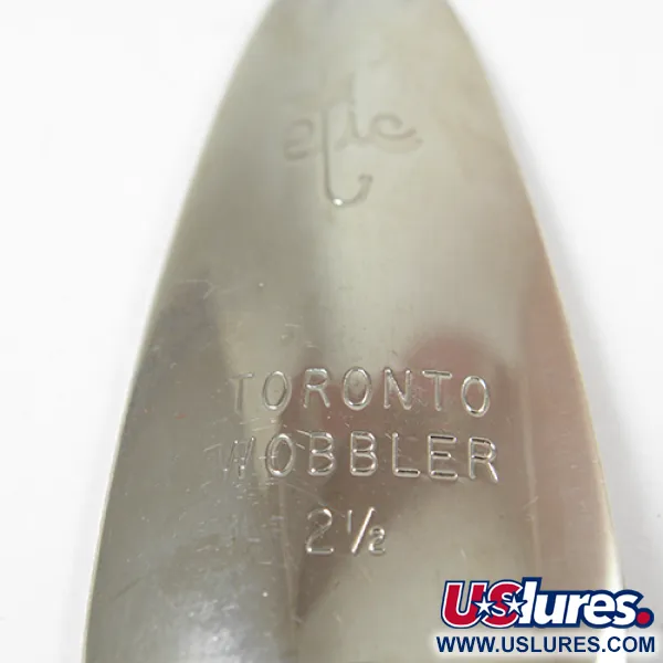 Vintage  Etic Toronto Wobbler, 2/5oz Nickel / Copper fishing spoon #2146