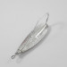 Vintage   Weedless Johnson Silver Minnow, 2/5oz Silver (Silver plated) fishing spoon #2149