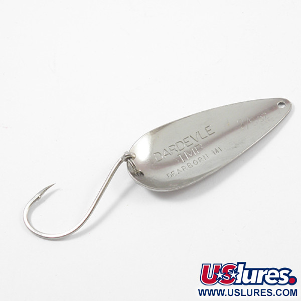 Vintage  Eppinger Dardevle Imp, 2/5oz Nickel fishing spoon #2150