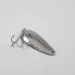 Vintage  Eppinger Dardevle Imp, 2/5oz Hammered Nickel fishing spoon #2153