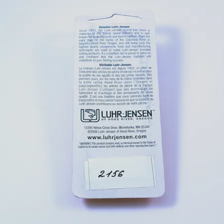 Luhr Jensen Krocodile Die #3, 1/3oz Nickel fishing spoon #2156