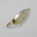 Vintage   Weedless Johnson Silver Minnow, 2/5oz Gold fishing spoon #2160