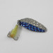 Vintage  Seneca Little Cleo, 1/4oz Nickel / Blue fishing spoon #2164