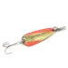 Vintage   Nebco Tor-P-Do 2, 1/2oz Hammered Brass / Orange fishing spoon #2173