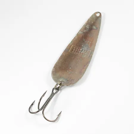 Vintage Etic Toronto Wobbler, 3/5oz Nickel / Bronze (Brass) fishing spoon #2175