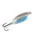 Vintage   Williams Wabler, 2/3oz Silver / Rainbow Hologram (Silver Plated) fishing spoon #2187