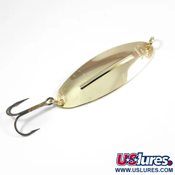 Vintage Williams Wabler, 2/3oz Gold (Gold Plated) fishing spoon #2188