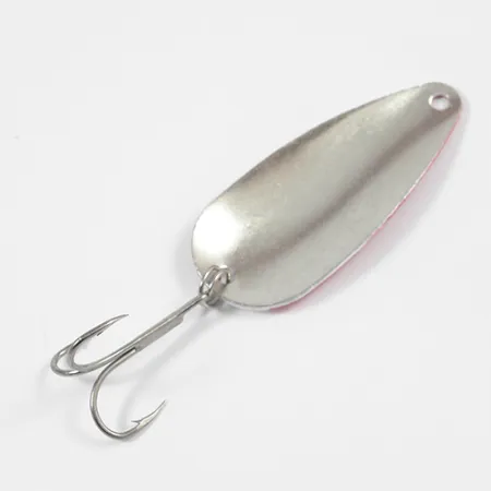 Vintage Cabela's , 2/5oz Red / White / Nickel fishing spoon #2191