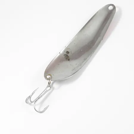 Vintage Unknown Budweiser, 1/4oz Nickel / Hologram fishing spoon #2193