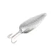 Vintage  Worth Chippewa, 1/2oz Hammered Nickel fishing spoon #2195