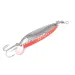  Luhr Jensen Krocodile Die #3, 1/3oz Hammered Nickel / Red fishing spoon #2203