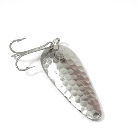 Vintage Eppinger Dardevle Imp, 2/5oz Hammered Nickel fishing spoon #2200