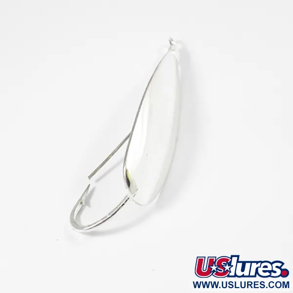 Vintage Johnson Silver Minnow, 3/5oz Silver (Silver Plated) fishing spoon #2201