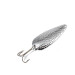 Vintage  Worth Chippewa, 1/2oz Hammered Nickel fishing spoon #2211