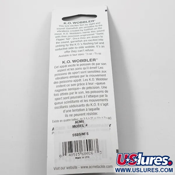 K.O. Wobbler UV (Glows in UV light)