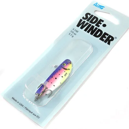 Acme Side-winder, 3/16oz Rainbow Trout fishing spoon #2221
