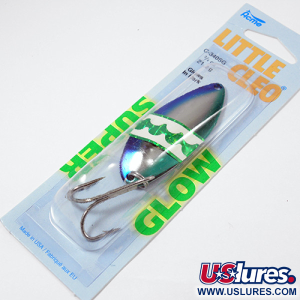  Acme Little Cleo Glow, 3/4oz  fishing spoon #2222