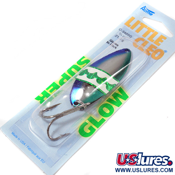  Acme Little Cleo Glow, 3/4oz  fishing spoon #2222