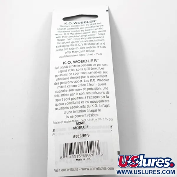 K.O. Wobbler UV (Glows in UV light)