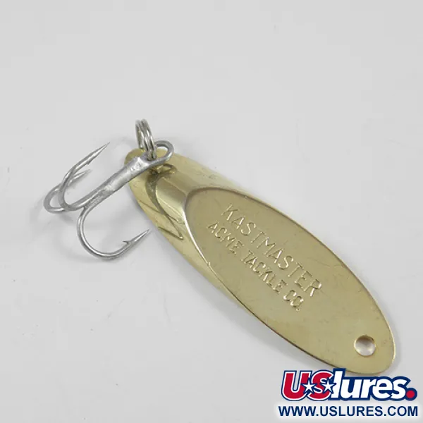 Vintage  Acme Kastmaster , 1/2oz Gold fishing spoon #2251