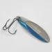 Vintage  Acme Kastmaster, 1oz Nickel / Blue fishing spoon #2254