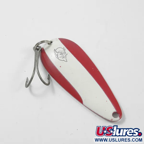 Vintage  Eppinger Dardevle Imp, 2/5oz Red / White / Nickel fishing spoon #2264