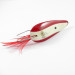 Vintage  Eppinger Weedless Dardevle Imp, 2/5oz Red / White / Nickel fishing spoon #2274