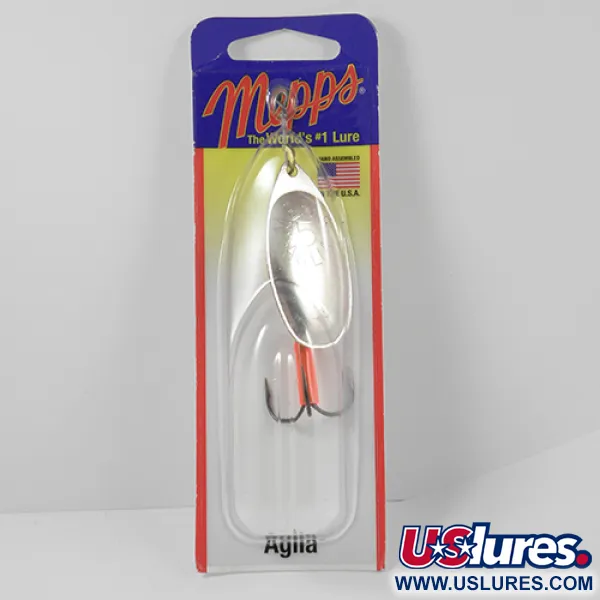 Mepps Aglia 5, 1/2oz Nickel spinning lure #2279