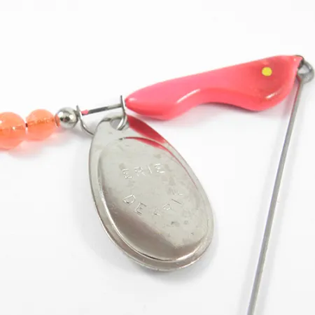 Erie Dearie Walleye Killer, 2/5oz Nickel / Red spinning lure #2291