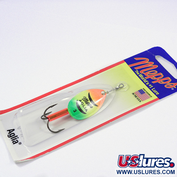   Mepps Aglia 3, 1/4oz Fire Tiger spinning lure #2297