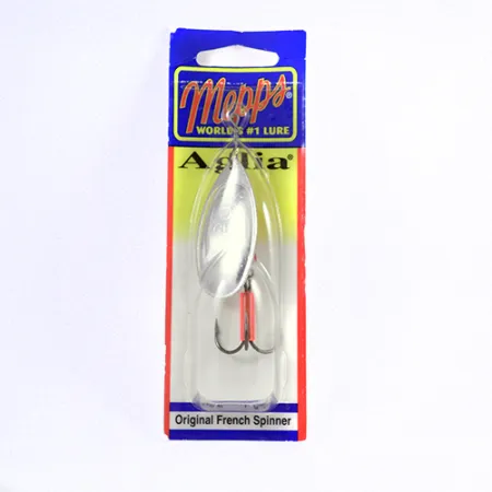 Mepps Aglia 5, 1/2oz Silver spinning lure #2299
