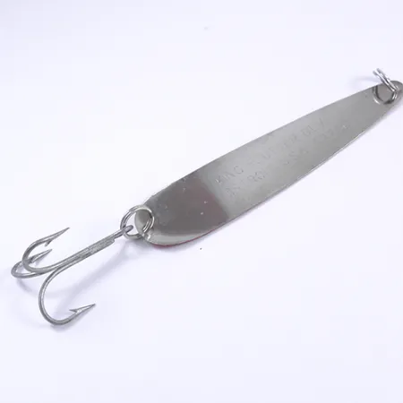 Vintage Eppinger Dardevle King Flutter Devle, 1/3oz Red / White / Nickel fishing spoon #2300