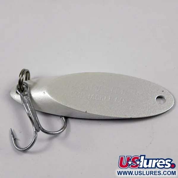 Vintage  Acme Kastmaster , 1/2oz Pearl (Pearl / Nickel) fishing spoon #2311