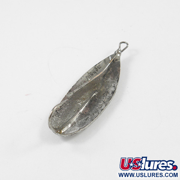 Vintage Weedless Johnson Silver Minnow, 3/16oz Nickel fishing spoon #2325